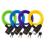 Κλειδαριά Ποδηλάτου / Μοτοσικλέτας Κουλούρα με 2 Κλειδιά 12mm x 120cm electronistas.gr