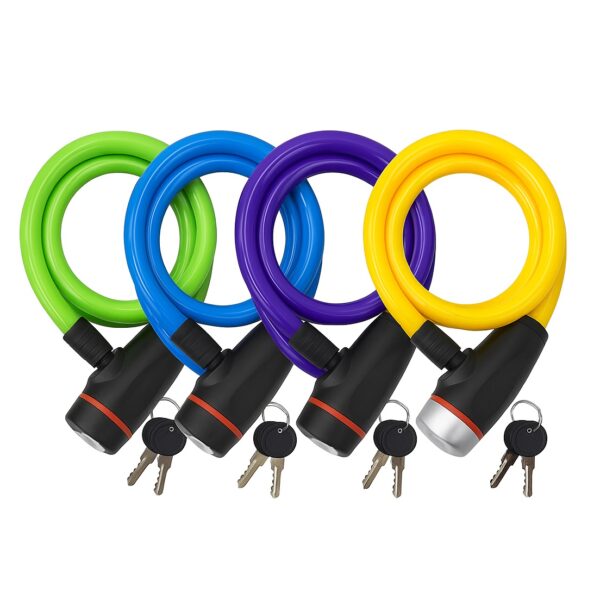 Κλειδαριά Ποδηλάτου / Μοτοσικλέτας Κουλούρα με 2 Κλειδιά 12mm x 120cm electronistas.gr