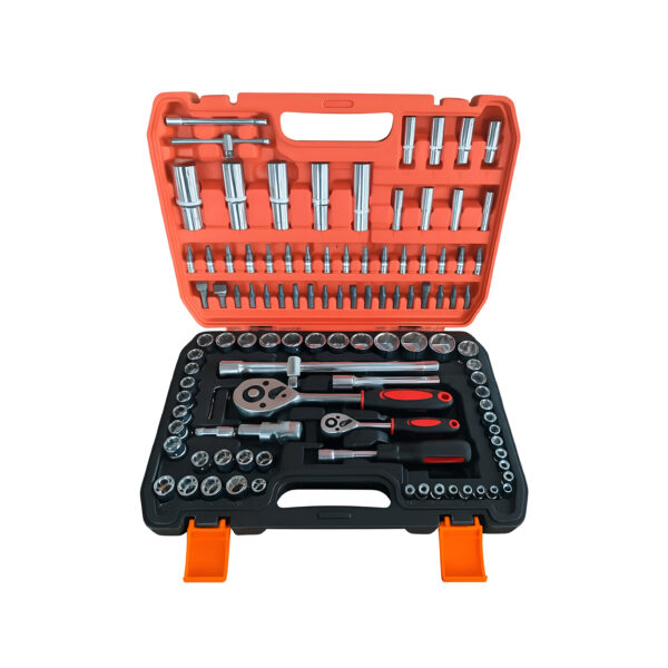 Σετ 108τμχ Εργαλείων Καστάνιας Με Βαλιτσάκι (1/4″ & 1/2″) electronistas.gr