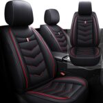 Σετ 2τμχ Καλύμματα Δερματίνης Μπροστινών Καθισμάτων Αυτοκινήτου electronistas.gr