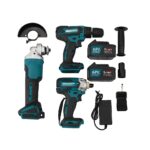 Σετ Εργαλείων 3 σε 1 – Γωνιακός Τροχός, Μπουλονόκλειδο Κρούσης & Δραπανοκατσάβιδο 68V Με 2 Μπαταρίες & Βαλιτσάκι electronistas.gr