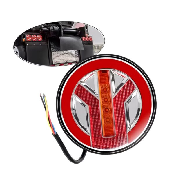 Φως Φορτηγού LED Αδιάβροχο 12-24V Φ140x38mm – Πίσω Φως & Φλας electronistas.gr