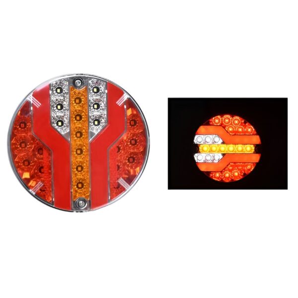 Φώς Φορτηγού LED Αδιάβροχο 12-24V Φ140x38mm electronistas.gr