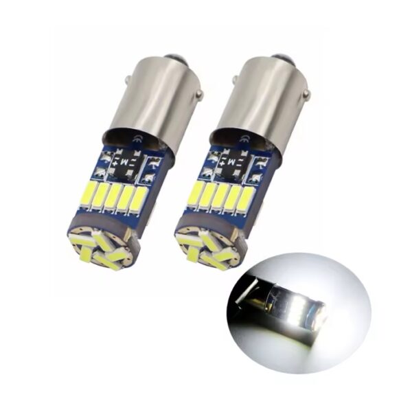 Σετ 2τμχ Λάμπες Αυτοκινήτου LED BA9s 15 SMD 12V 1.2W electronistas.gr