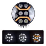 Προβολέας LED Στρογγυλός 8,6″ 12 LED 120W – Offroad Spot / Flood Light electronistas.gr