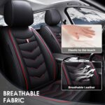 Σετ 2τμχ Καλύμματα Δερματίνης Μπροστινών Καθισμάτων Αυτοκινήτου electronistas.gr