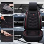 Σετ 2τμχ Καλύμματα Δερματίνης Μπροστινών Καθισμάτων Αυτοκινήτου electronistas.gr