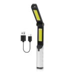 Επαναφορτιζόμενος Σπαστός Φακός LED με Γάντζο & Μαγνήτη electronistas.gr