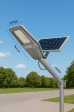 Ηλιακό Φωτιστικό Δρόμου 400W Με Τηλεχειριστήριο – IP67 electronistas.gr