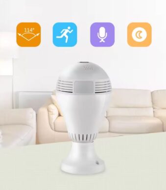 Κρυφή Κάμερα Λάμπα E27 3W Wi-Fi Full HD Με Ανίχνευση Κίνησης electronistas.gr