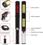 Επαναφορτιζόμενος Σπαστός Φακός LED με Γάντζο & Μαγνήτη electronistas.gr