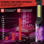 Επαναφορτιζόμενος Σπαστός Φακός LED με Γάντζο & Μαγνήτη electronistas.gr