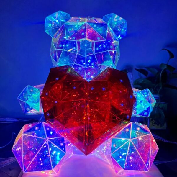 Φωτιστικό LED Αρκουδάκι με Λευκό Φωτισμό 30cm electronistas.gr