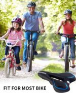 Σέλα Ποδηλάτου με Ενισχυμένο Τζελ & Ανακλαστική Λωρίδα 275x160mm electronistas.gr