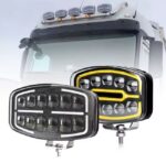 Προβολέας LED Αυτοκινήτου 10″ 10 LED 150W – Λευκό / Πορτοκαλί – IP68 electronistas.gr