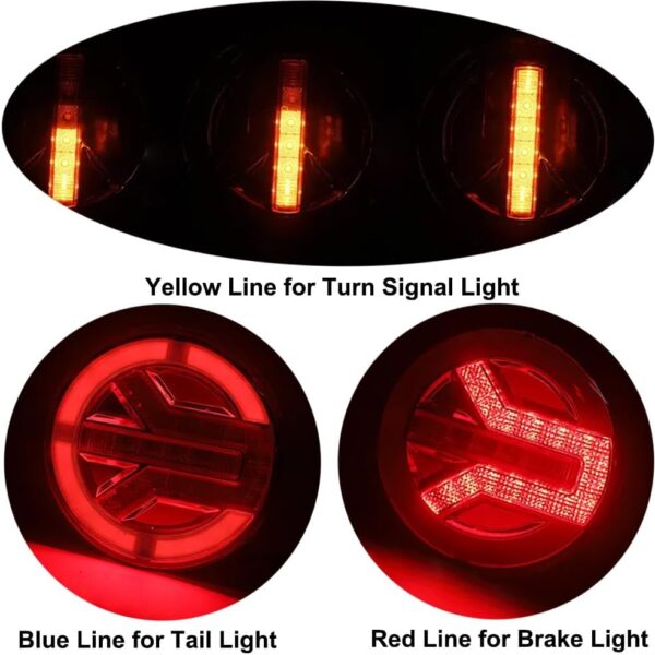 Φως Φορτηγού LED Αδιάβροχο 12-24V Φ140x38mm – Πίσω Φως & Φλας electronistas.gr