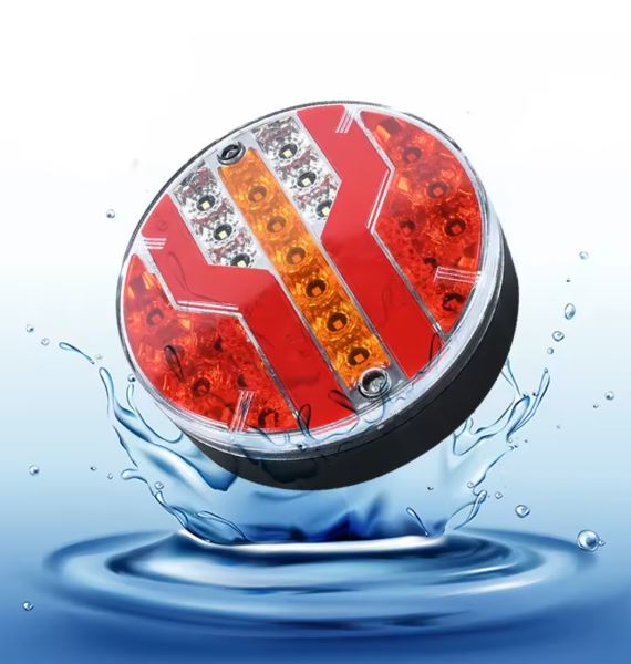 Σετ 2τμχ Φώτα Φορτηγού LED Αδιάβροχα 12-24V Φ140x38mm electronistas.gr