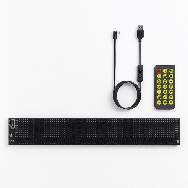 Εύκαμπτη LED Οθόνη Πάνελ Αυτοκινήτου 16×96 Pixel Με Bluetooth – RGB electronistas.gr