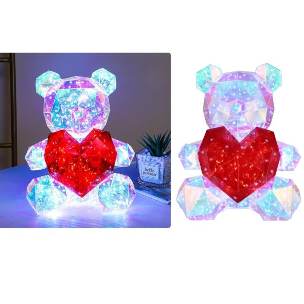 Φωτιστικό LED Αρκουδάκι με Λευκό Φωτισμό 30cm electronistas.gr