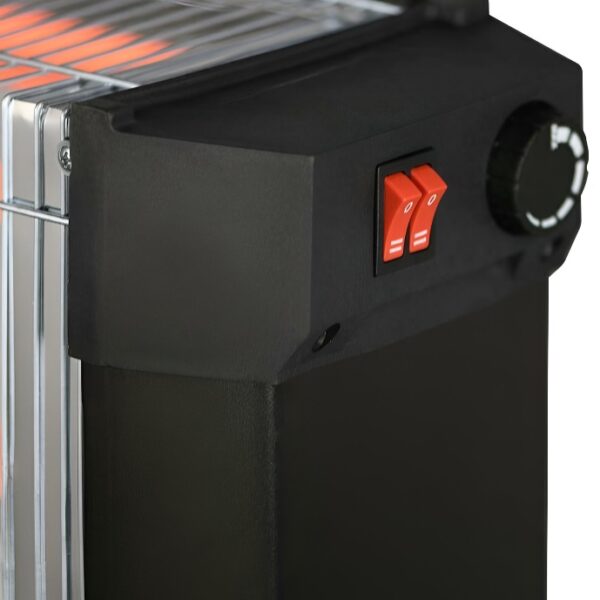 Ηλεκτρική Θερμάστρα Χαλαζία 2200W με Ρυθμιζόμενο Θερμοστάτη electronistas.gr