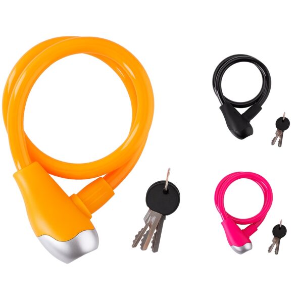 Κλειδαριά Ποδηλάτου με 2 Κλειδιά & Στήριγμα 12mm x 120cm electronistas.gr