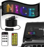 Εύκαμπτη LED Οθόνη Πάνελ Αυτοκινήτου 16×32 Pixel Με Bluetooth electronistas.gr