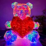 Φωτιστικό LED Αρκουδάκι με Εφέ Φωτισμού & Κουμπί Ρύθμισης 25cm electronistas.gr