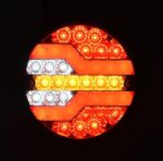 Σετ 2τμχ Φώτα Φορτηγού LED Αδιάβροχα 12-24V Φ140x38mm electronistas.gr