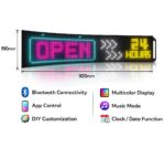 Led Εύκαμπτη Πινακίδα Panel Bluetooth 190×920mm electronistas.gr electronistas.gr