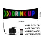 Led Εύκαμπτη Πινακίδα Panel Bluetooth 192×1330mm electronistas.gr