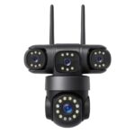 AI Έξυπνη Κάμερα Ασφαλείας 4 Φακών electronistas.gr