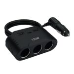 Φορτιστής Αυτοκινήτου 120W με 2 Θύρες USB & Type-C – 12V/24V electronistas.gr