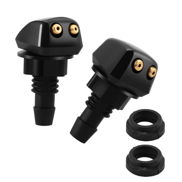 Σετ 2τμχ Ακροφύσια Πλύσης Παρμπρίζ Αυτοκινήτου – Ρυθμιζόμενα electronistas.gr