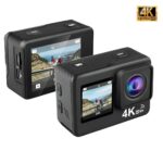 Μίνι Κάμερα Δράσης 4K/30FPS 20MP με Διπλή Οθόνη & Αδιάβροχη Θήκη electronistas.gr