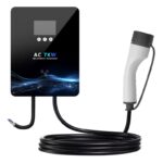 Επιτοίχιος Σταθμός Φόρτισης Ηλεκτρικού Οχήματος 7KW 32A Τύπου 2 με Έγχρωμη Οθόνη 3,5" Wi-Fi/Bluetooth/4G electronistas.gr