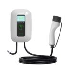 Επιτοίχιος Σταθμός Φόρτισης Ηλεκτρικού Οχήματος 7KW 32A Τύπου 2 με LCD Οθόνη 3,5″ & Wi-Fi/Bluetooth/4G electronistas.gr