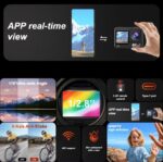 Μίνι Κάμερα Δράσης 4K/30FPS 20MP με Διπλή Οθόνη & Αδιάβροχη Θήκη electronistas.gr