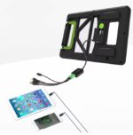 Ηλιακός Φορτιστής Powerbank 8W με LED Φως & Θύρες Type-C & USB electronistas.gr