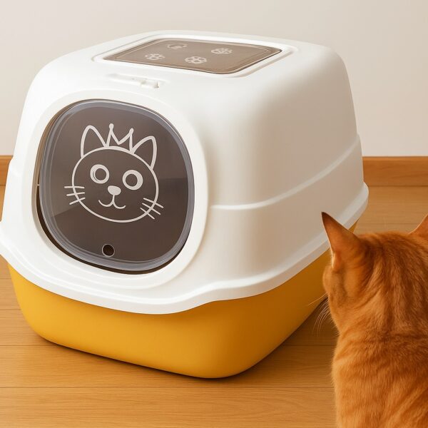 Κλειστή Τουαλέτα Γάτας με Φίλτρο 35x55x38cm electronistas.gr