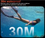 Μίνι Κάμερα Δράσης 4K/30FPS 20MP με Διπλή Οθόνη & Αδιάβροχη Θήκη electronistas.gr