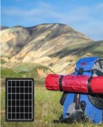 Ηλιακός Φορτιστής Powerbank 8W με LED Φως & Θύρες Type-C & USB electronistas.gr