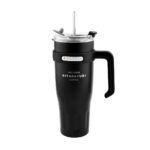 Ανοξείδωτο Θερμός Μαύρο 1182ml με Ανοξείδωτο Καλαμάκι electronistas.gr