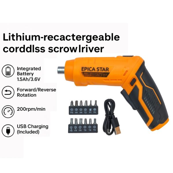 Επαναφορτιζόμενο Κατσαβίδι Με 24 Κεφαλές electronistas.gr