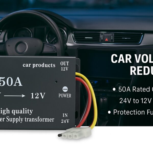Μετασχηματιστής Αυτοκινήτου 50A Από 24V Σε 12V electronistas.gr