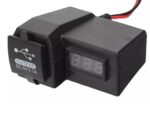Φορτιστής Αυτοκινήτου με Βολτόμετρο & Θύρα USB – 6-24V electronistas.gr