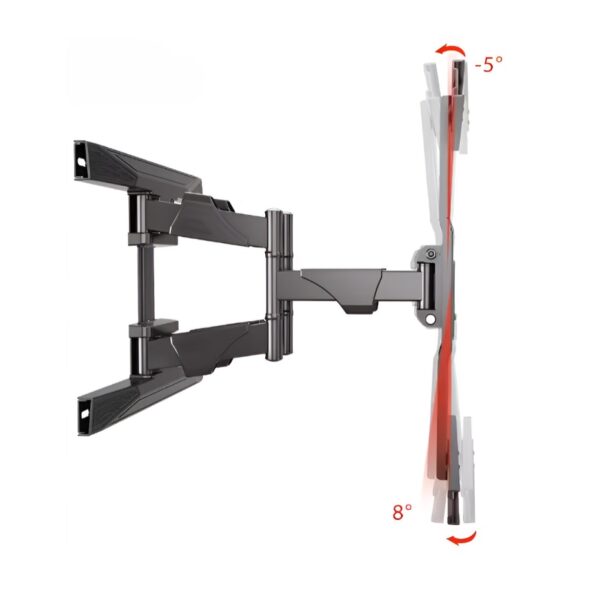 Επιτοίχια Βάση Τηλεόρασης 40″-80″ με Κλίση & Περιστροφή – Έως 45,5kg electronistas.gr