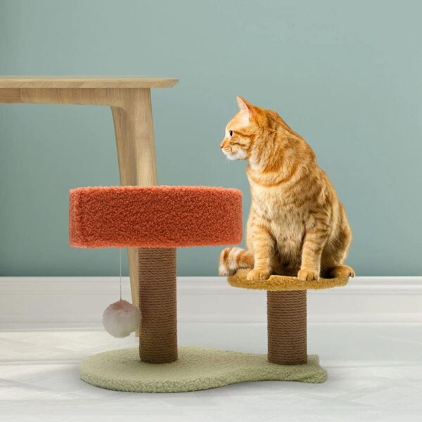 Ονυχοδρόμιο Γάτας με 2 Καθίσματα & Σχοινί Σιζάλ electronistas.gr