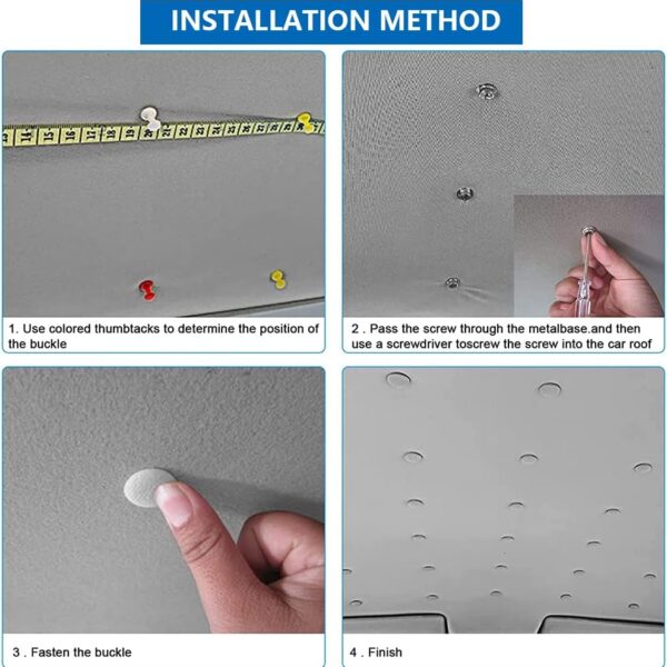 Σετ 12τμχ Πόρπες Επισκευής Οροφής Αυτοκινήτου Γκρι electronistas.gr