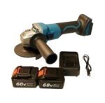 Γωνιακός Τροχός 68V 10000rpm με 2 Μπαταρίες & Βαλιτσάκι – 100/125mm electronistas.gr