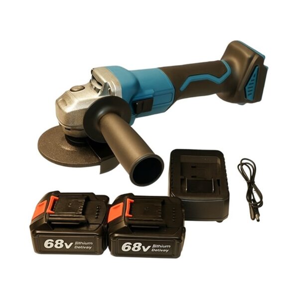 Γωνιακός Τροχός 68V 10000rpm με 2 Μπαταρίες & Βαλιτσάκι – 100/125mm electronistas.gr